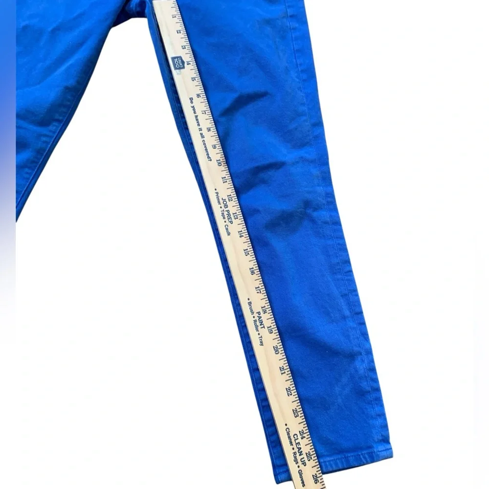Vibrant Blue J Crew Jeans stretch toothpick size 29 Stretch